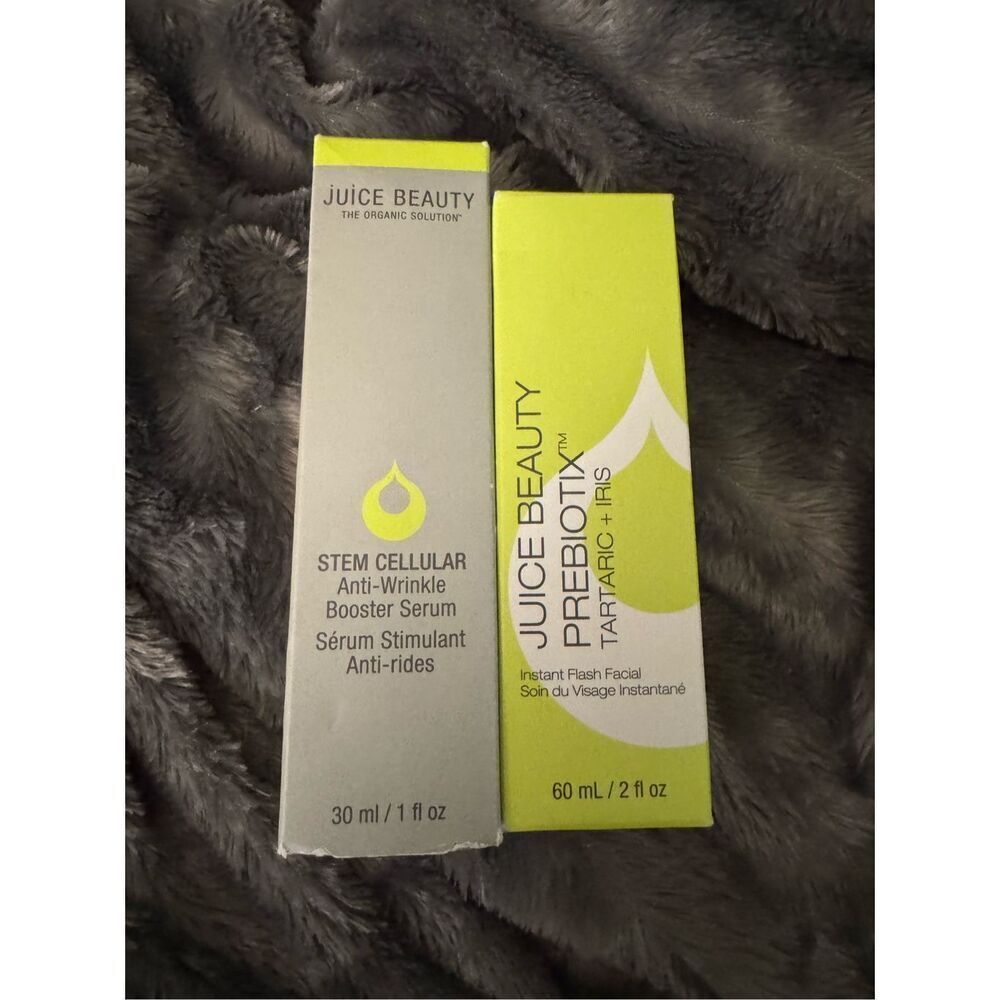 Instant flash facial and stem, cellular anti-wrinkle booster serum